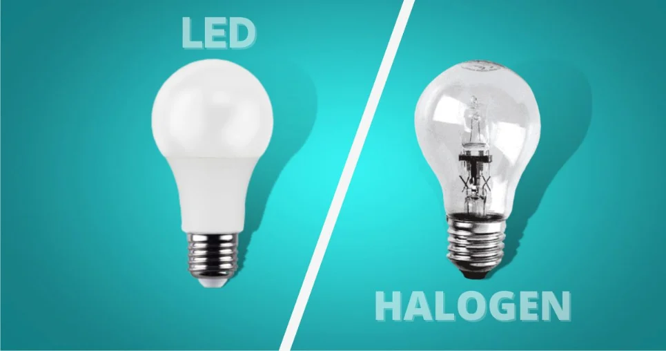 What are the differences between LED & Halogen lights